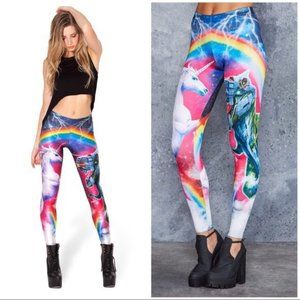 BlackMilk HellYeah Unicorn Dino Leggings NWOT RARE